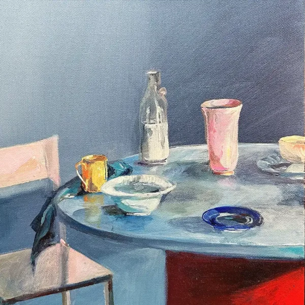 Portrait of a Blue Table