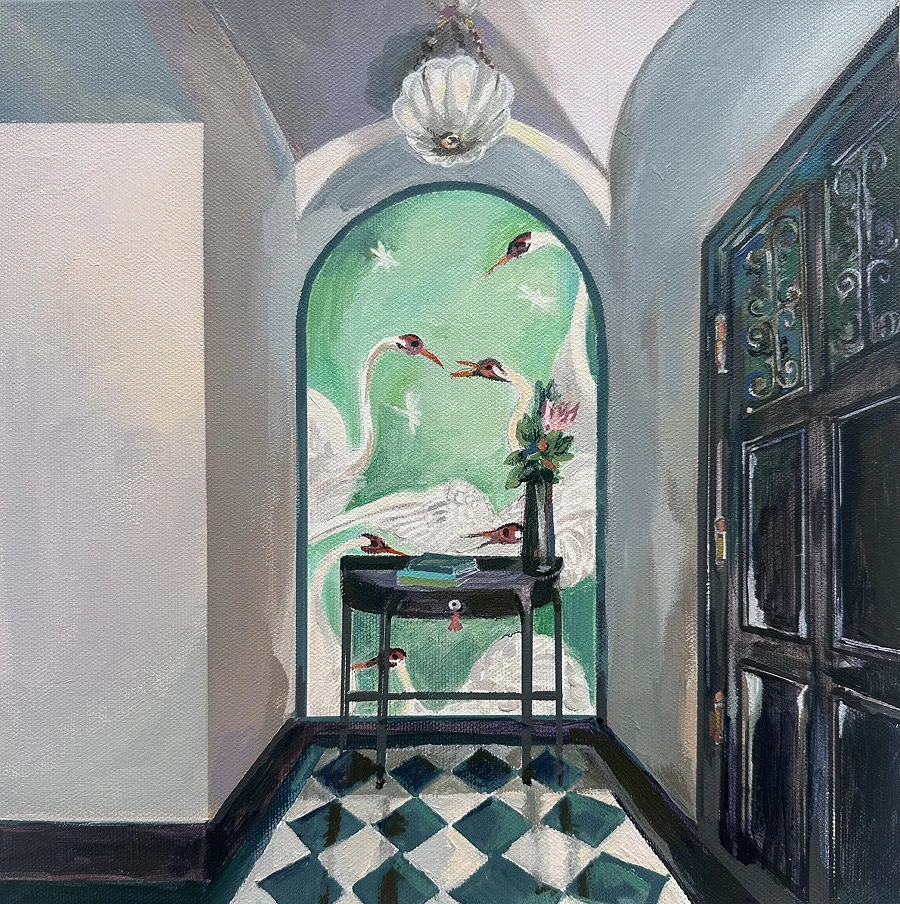 Portrait of a Swan Hall