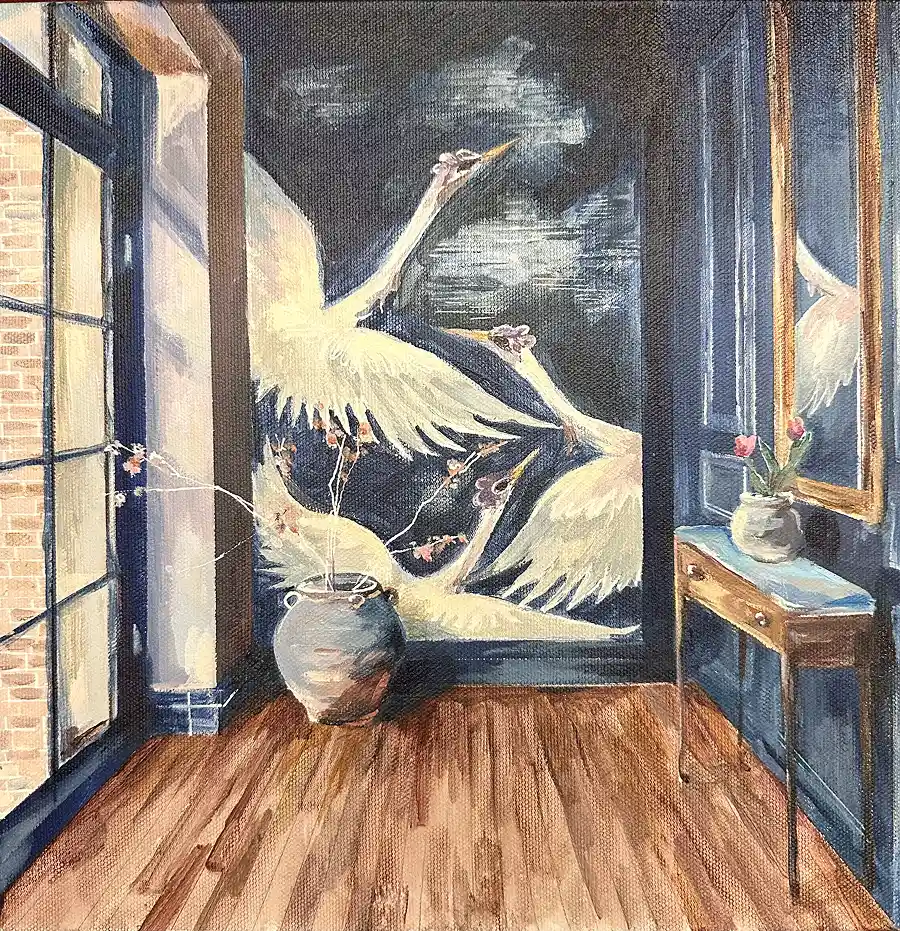 Portrait of an Aviary Room